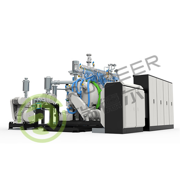 Forno HIP de refrigeração rápida a vácuo horizontal com 10mpa Pressão 1800C Temperatura máxima de funcionamento.