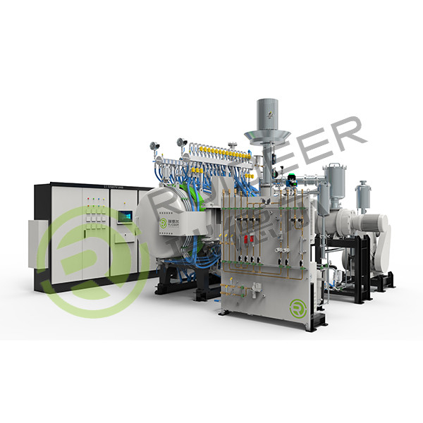 Forno HIP de refrigeração rápida a vácuo horizontal com 10mpa Pressão 1800C Temperatura máxima de funcionamento.