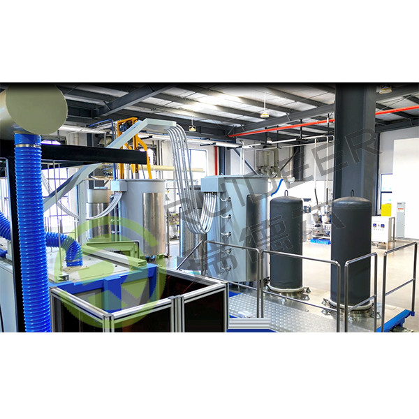Forno de revestimento CVD de roda de vedação em rolos com precursores de CO e distribuidor de gás de segundo estágio