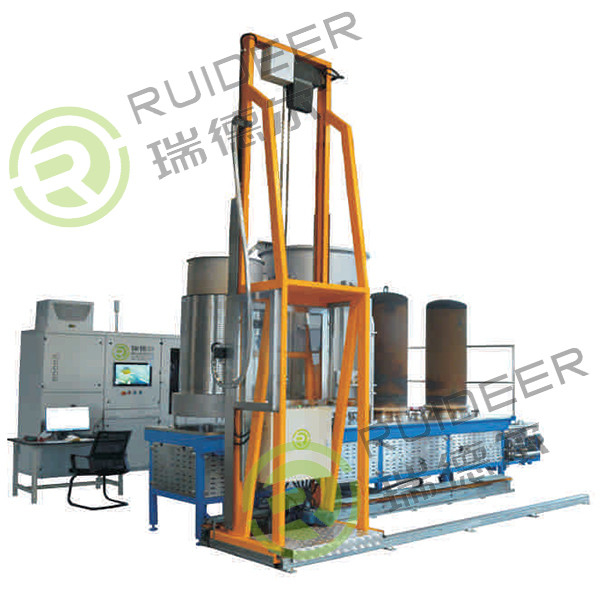Equipamento de processo de revestimento a alta temperatura com precursores e gases de processo TiCl4 AlCl3 CH3CN H2 N2 Ar CH4 CO CO2 HCl H2S