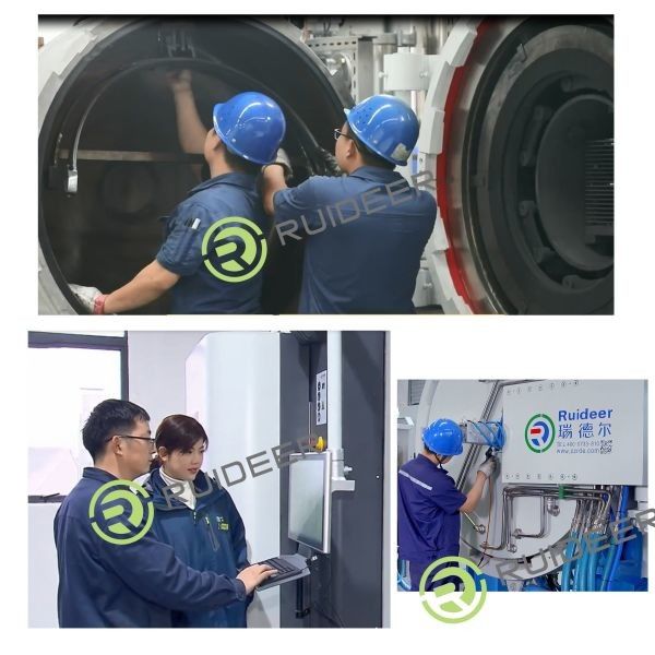 Forno de sinterização preciso e consistente com carga de 400-1500Kg, Forno de sinterização de metal controlado por PLC