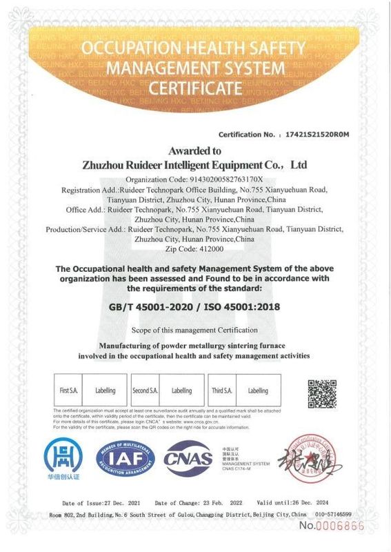 Câmara personalizável Tamanho 300*300*1200mm Forno de Quadril de vácuo para projeto avançado de implantes de quadril