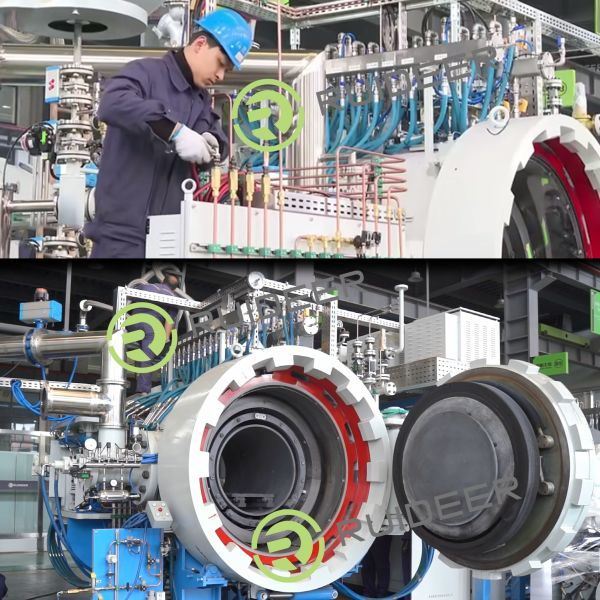 Forno a vácuo de alta temperatura 1550C Máxima temperatura de funcionamento e 20 anos de vida útil para aplicações industriais