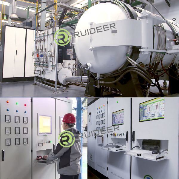 Forno de brasagem a vácuo de alta temperatura de 1550C para sistema trifásico de cinco fios 380V 50HZ