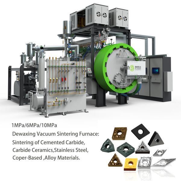 Reforçar os limites: Ruideer 10MPa (100bar) Forno Sinter-HIP para Cerâmica Avançada e Carbide