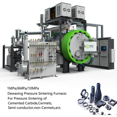 1200-1800C Fornecedor de fornos de sinterização de quadril aquecimento periódico com porta dupla