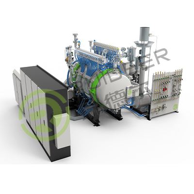 Forno de sinterização a vácuo de resfriamento rápido para o carburo de tungstênio / material de liga à base de cobre
