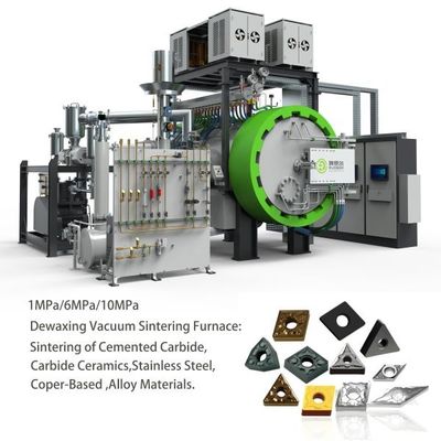 Forno de sinterização preciso e consistente com carga de 400-1500Kg, Forno de sinterização de metal controlado por PLC